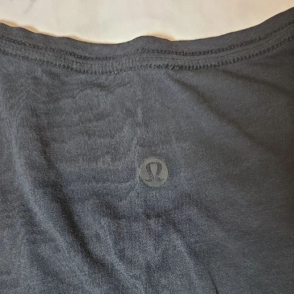 Lululemon Black Scoop Neck Tee